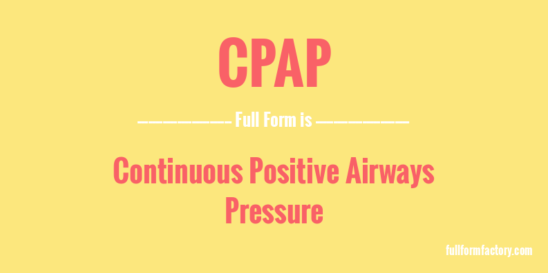 cpap-full-form