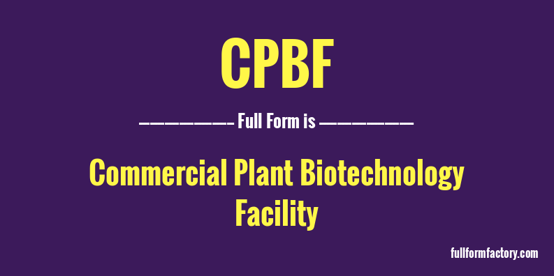 cpbf-full-form