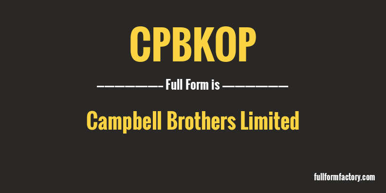 cpbkop-full-form