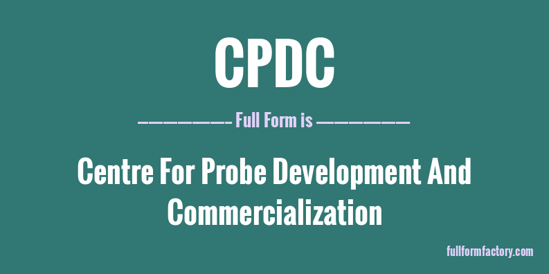 cpdc-full-form