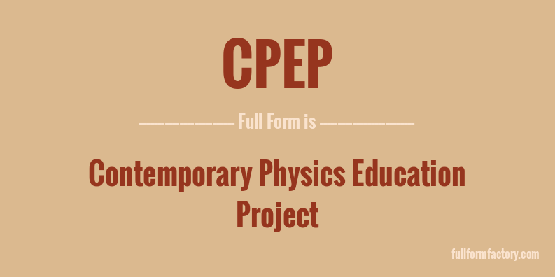 cpep-full-form