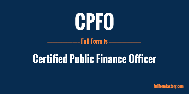 cpfo-full-form