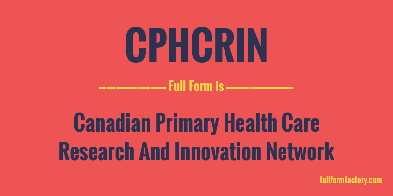 cphcrin-full-form