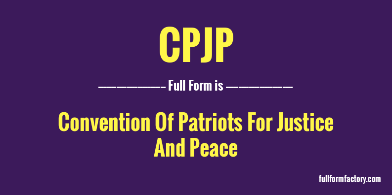 cpjp-full-form
