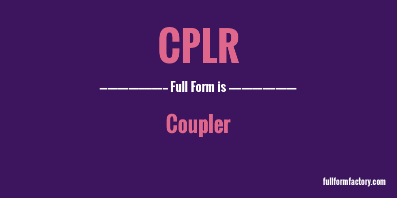 cplr-full-form