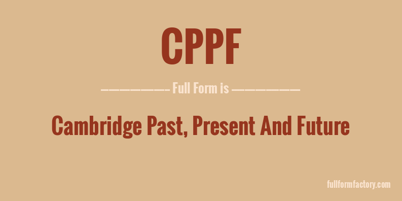 cppf-full-form
