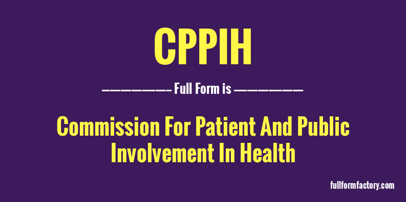 cppih-full-form