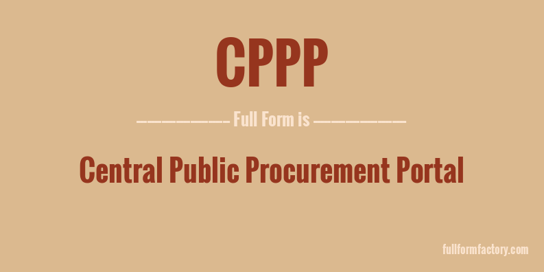 cppp-full-form