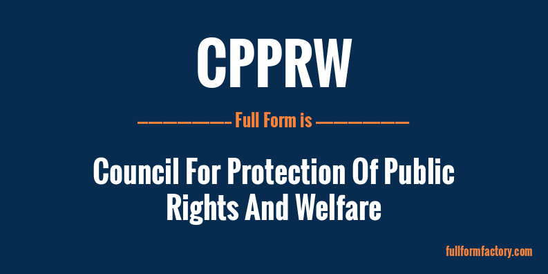 cpprw-full-form