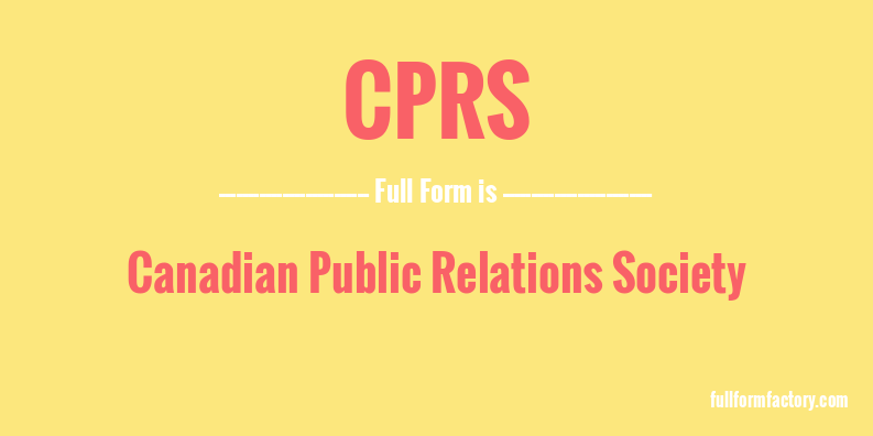 cprs-full-form
