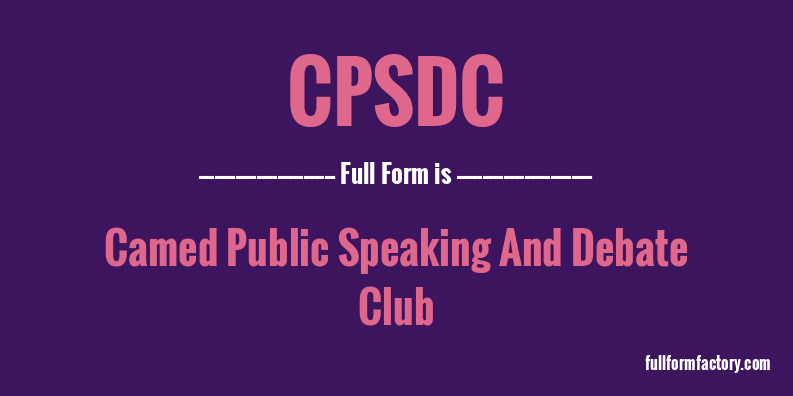 cpsdc-full-form