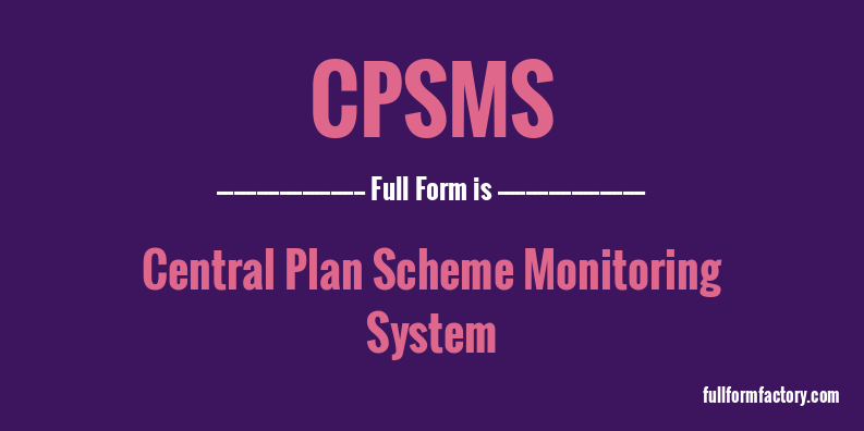 cpsms-full-form