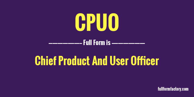cpuo-full-form