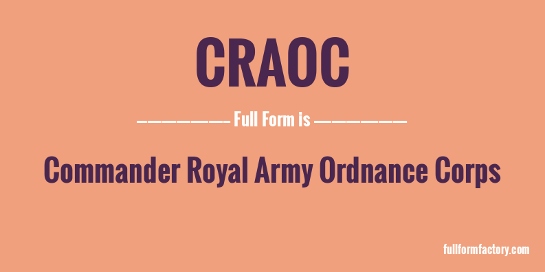 craoc-full-form