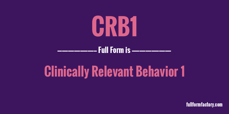 crb1-full-form