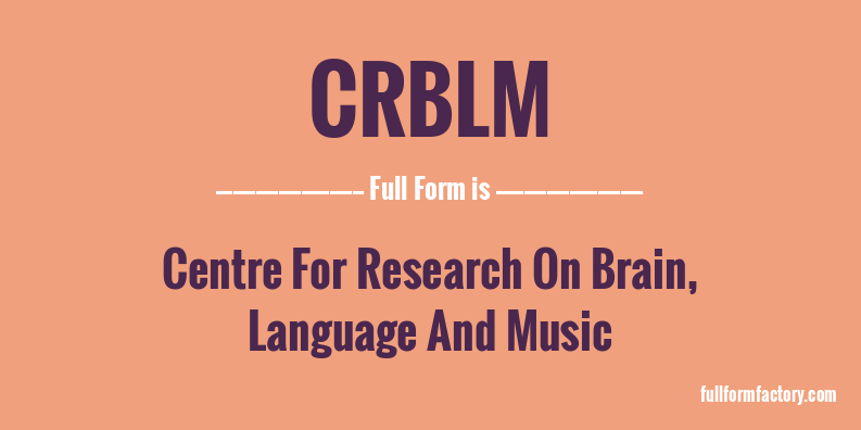 crblm-full-form