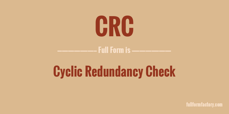 crc-full-form