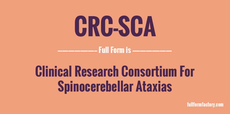 crc-sca-full-form