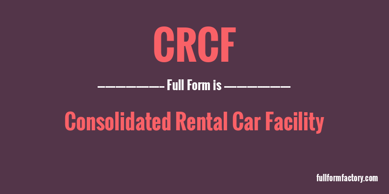crcf-full-form