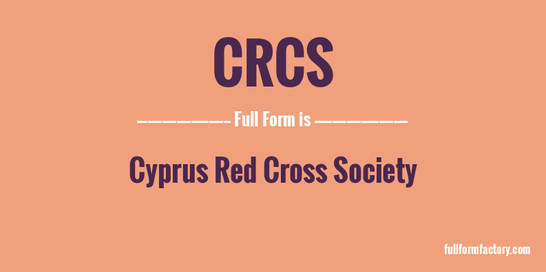 crcs-full-form