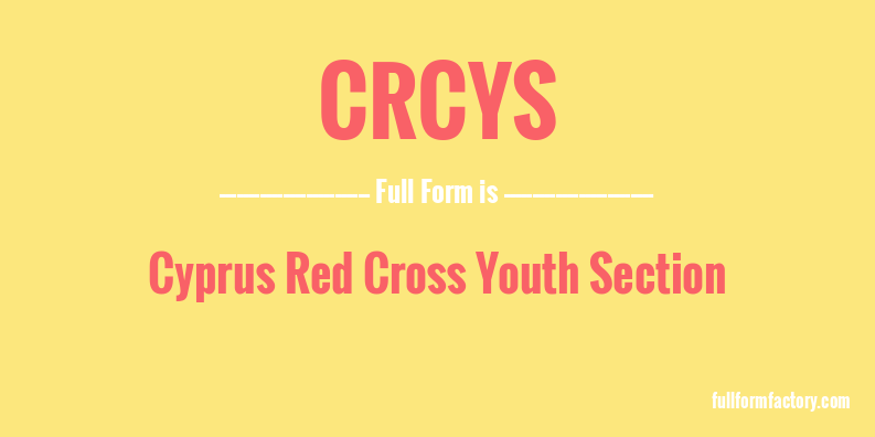 crcys-full-form