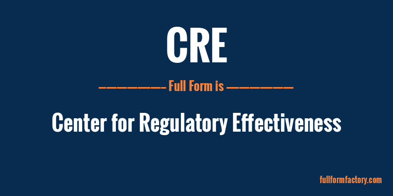 cre-full-form