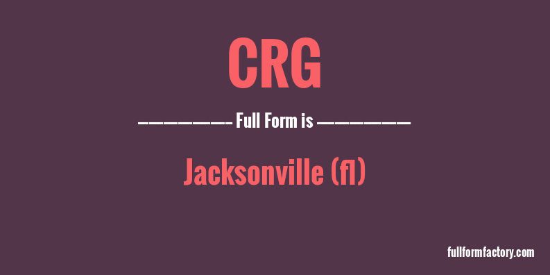 crg-full-form