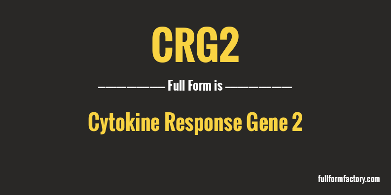 crg2-full-form