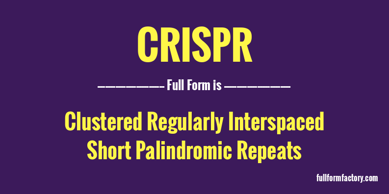 crispr-full-form