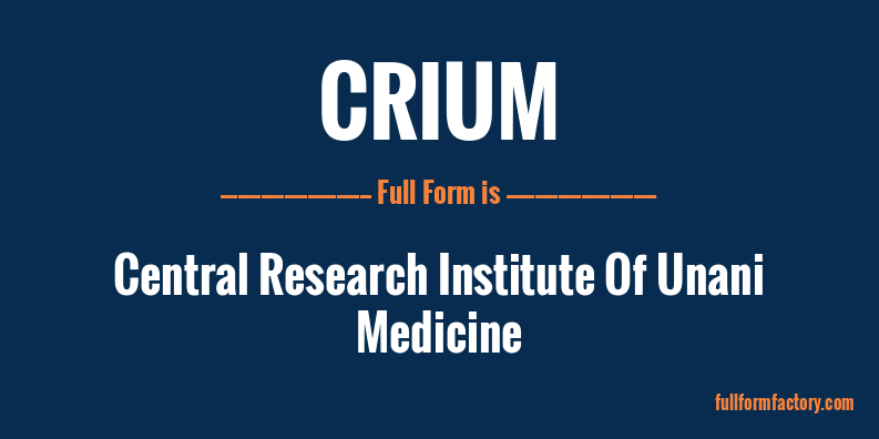 crium-full-form