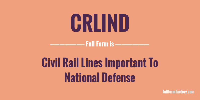 crlind-full-form