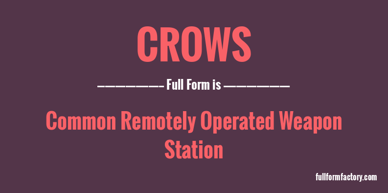 crows-full-form