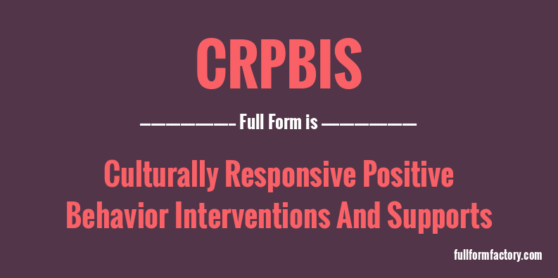 crpbis-full-form