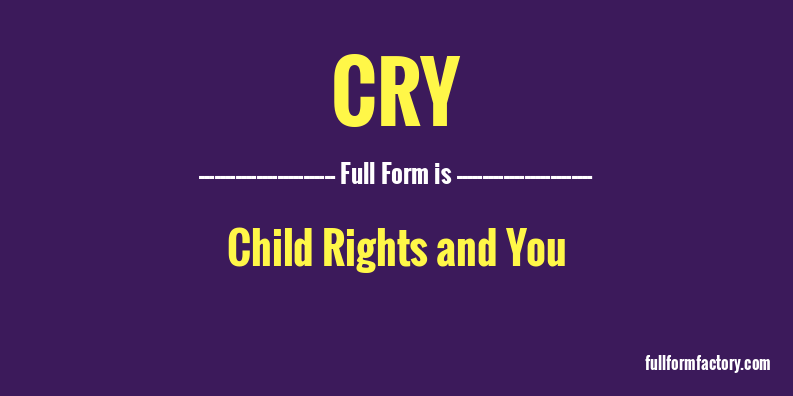 cry-full-form
