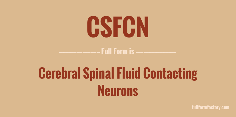 csfcn-full-form