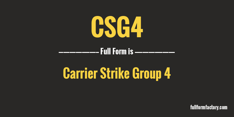 csg4-full-form