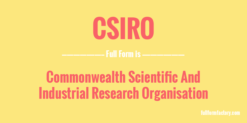 csiro-full-form