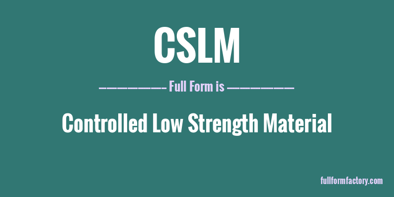 cslm-full-form