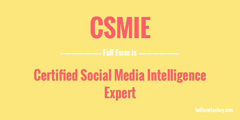 csmie-full-form