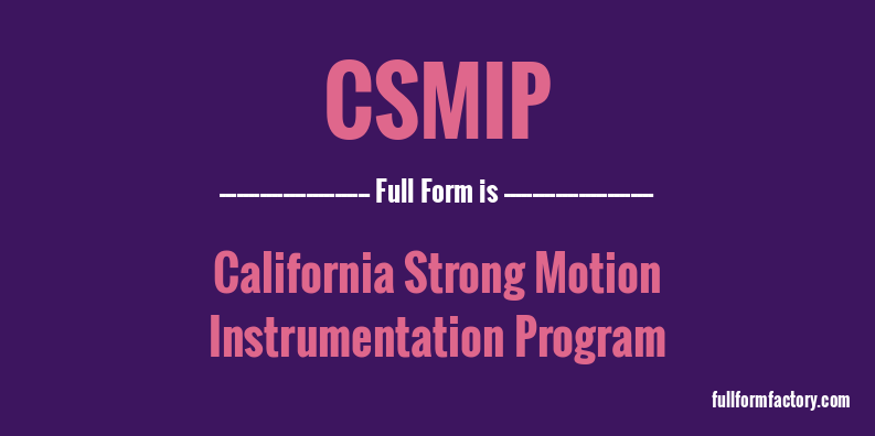 csmip-full-form