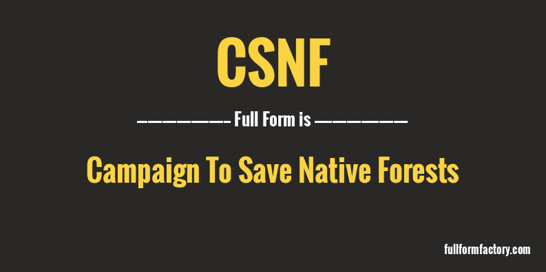 csnf-full-form
