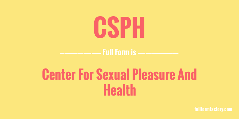 csph-full-form
