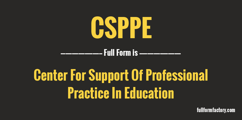 csppe-full-form
