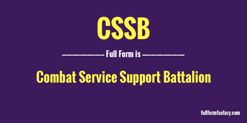 cssb-full-form