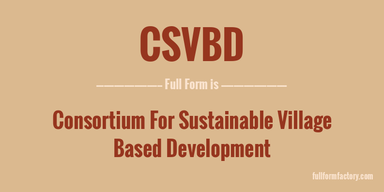 csvbd-full-form