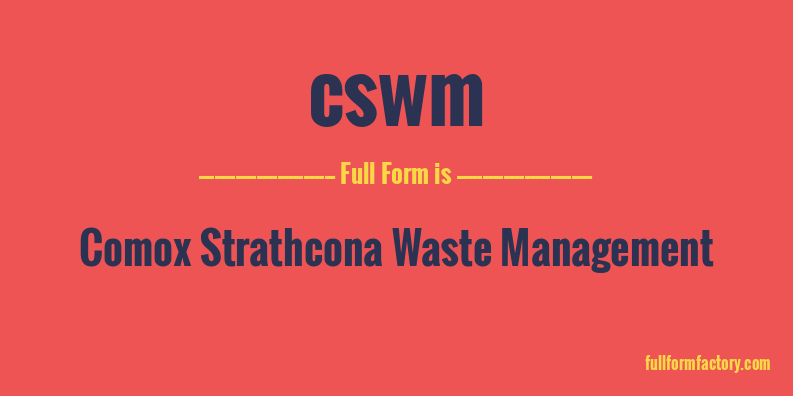 cswm-full-form