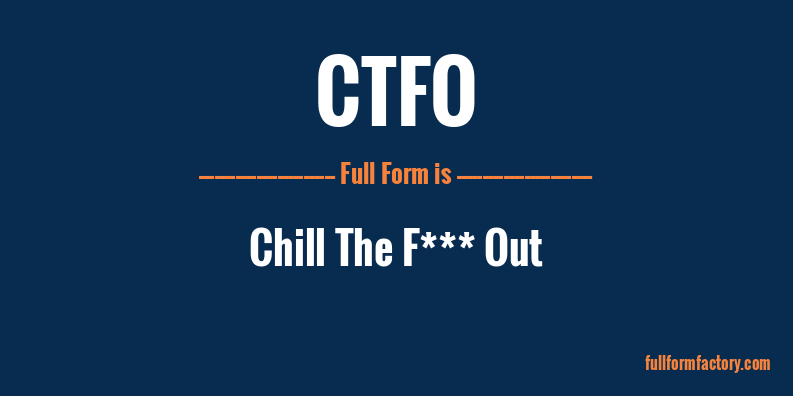 ctfo-full-form