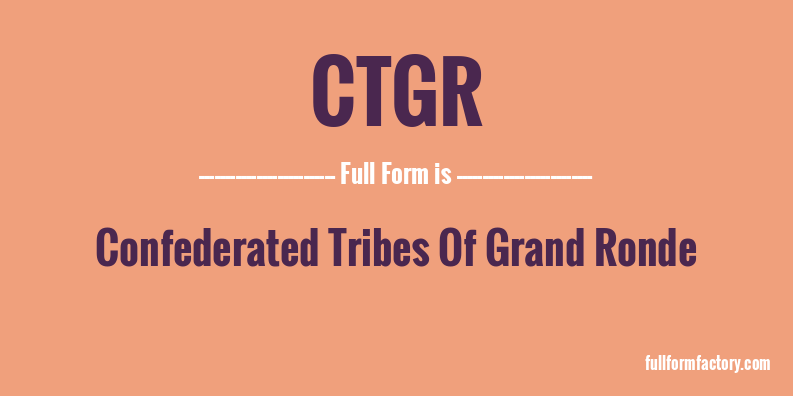 ctgr-full-form