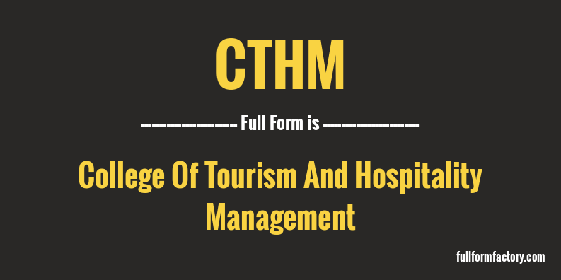 cthm-full-form