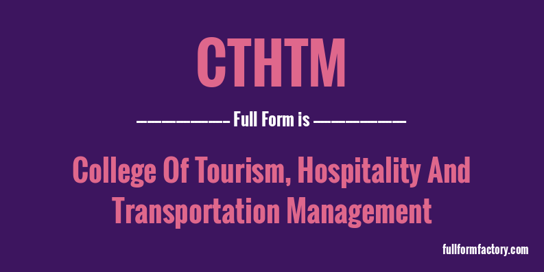 cthtm-full-form